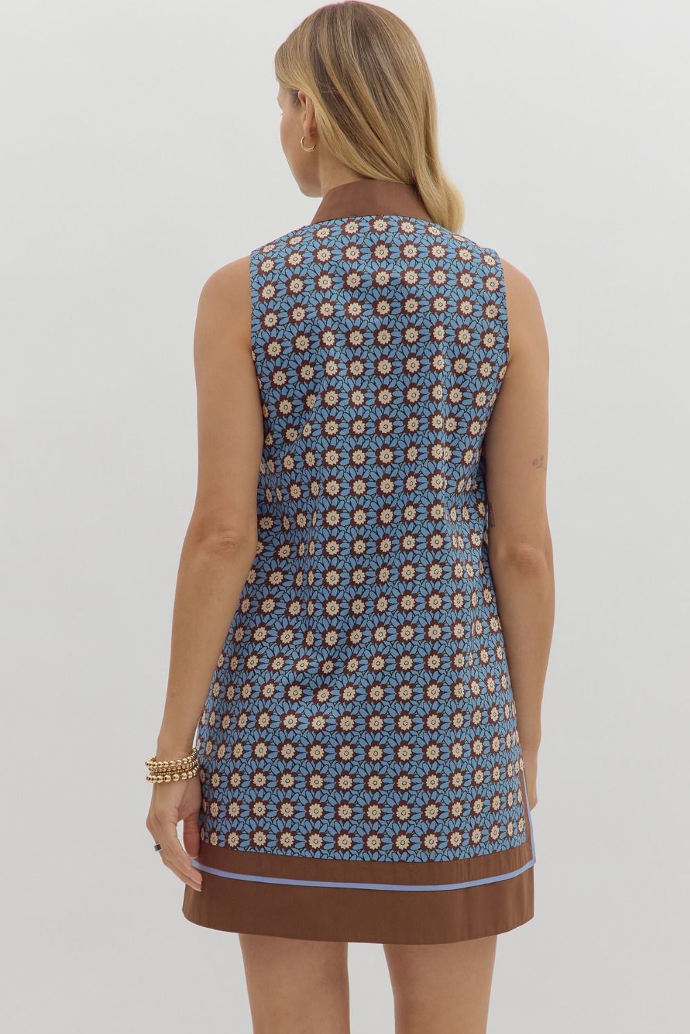 Falling Petals Mini Dress