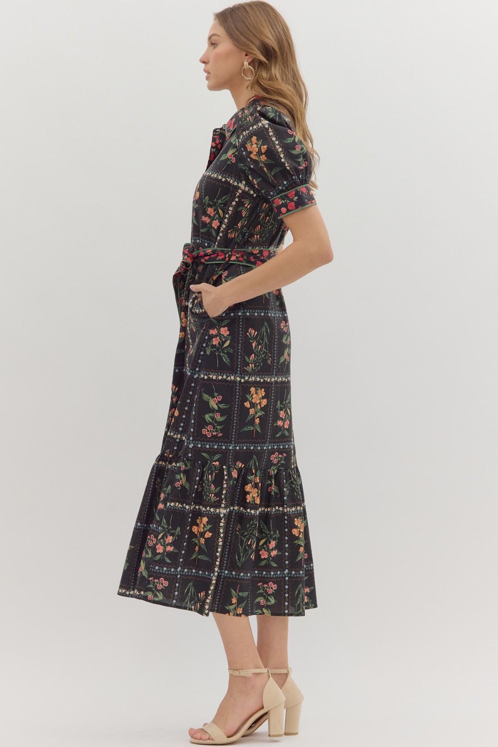 Floral Flirt Midi Dress