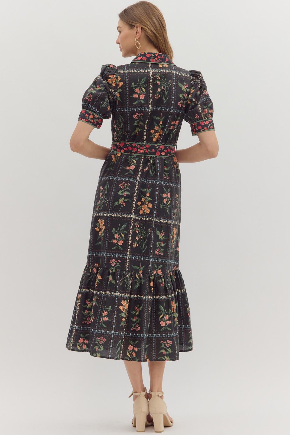 Floral Flirt Midi Dress