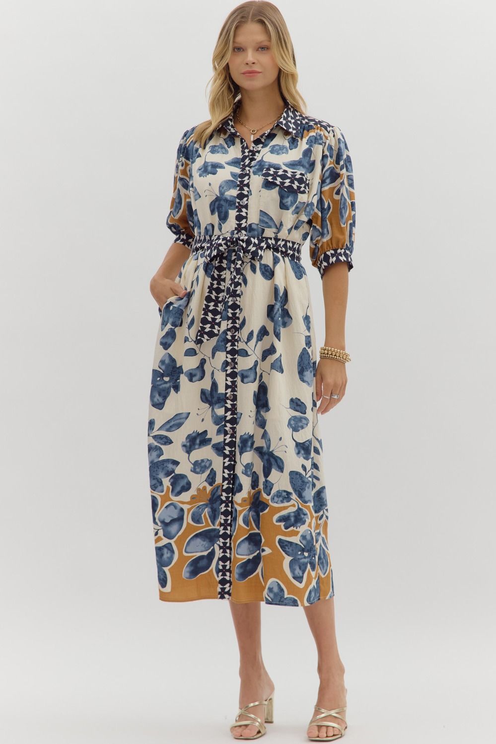 Botanical Belle Midi Dress