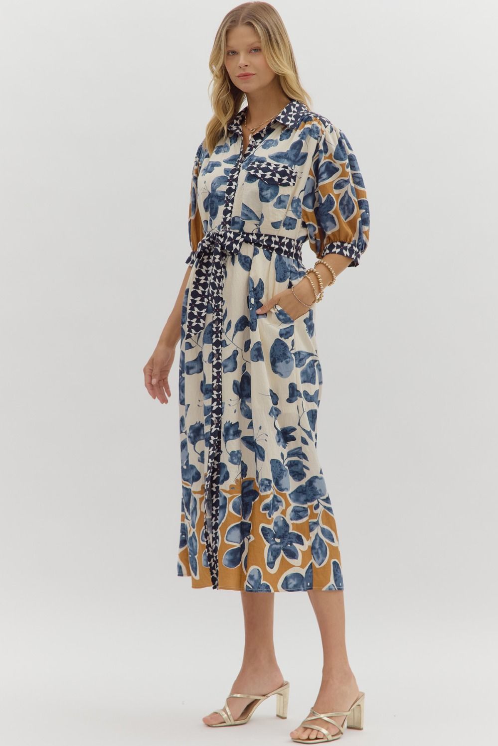 Botanical Belle Midi Dress