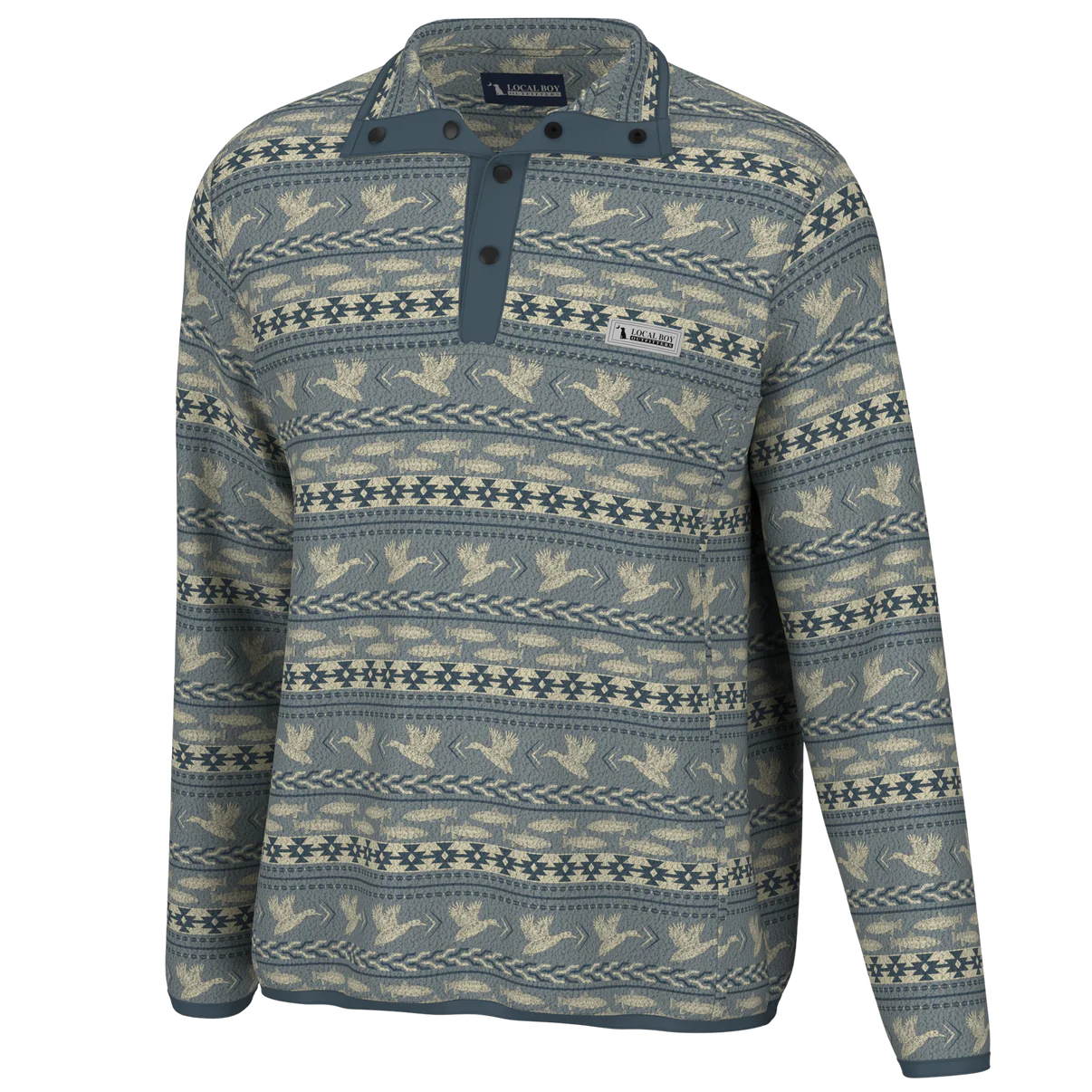 Printed Quarter Snap | Local Boy