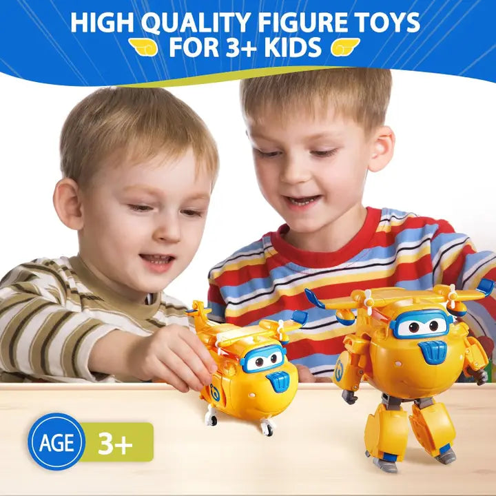 Super Wings 5" Transforming Toys | Donnie Airplane