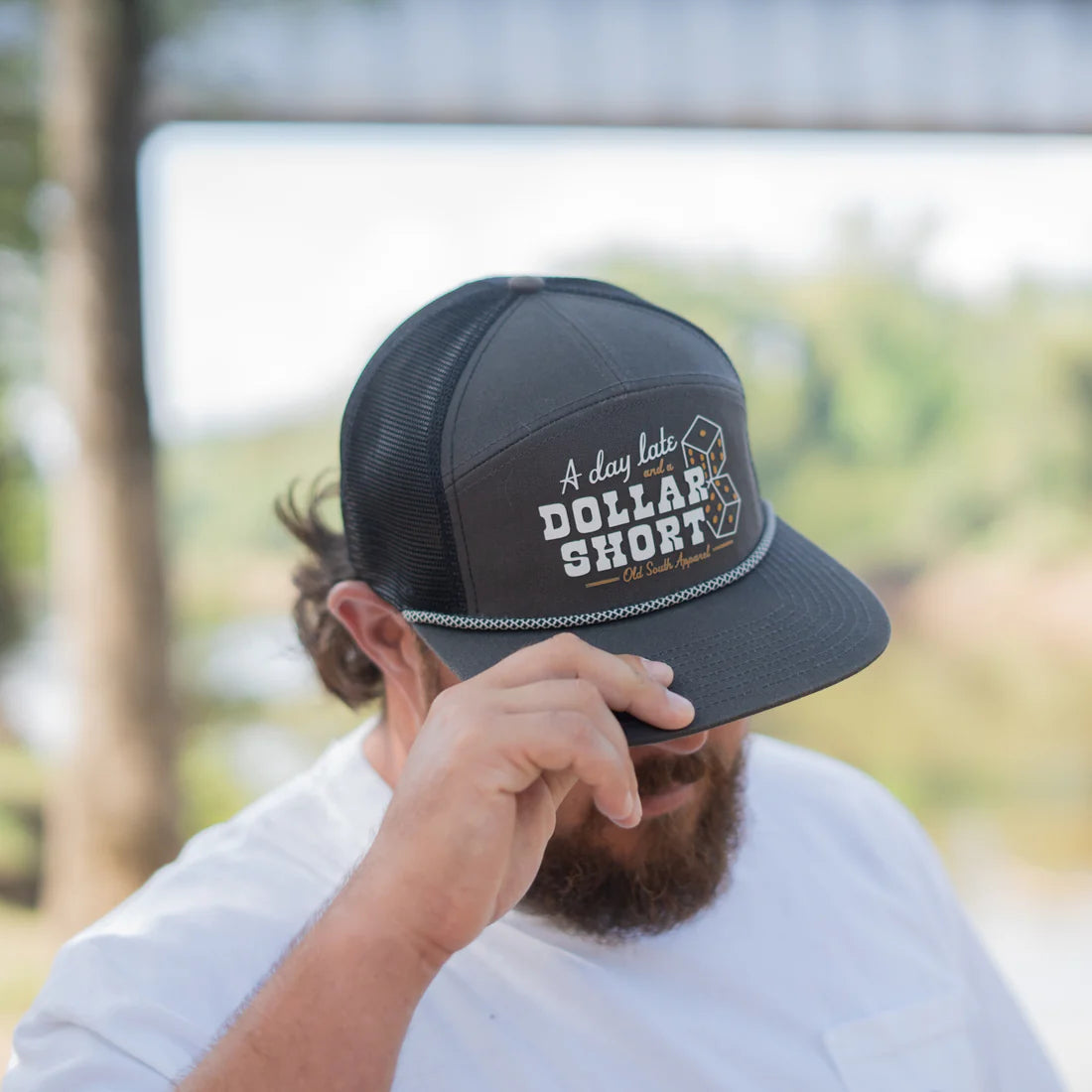 Day Late Dollar Short Trucker Hat | Old South