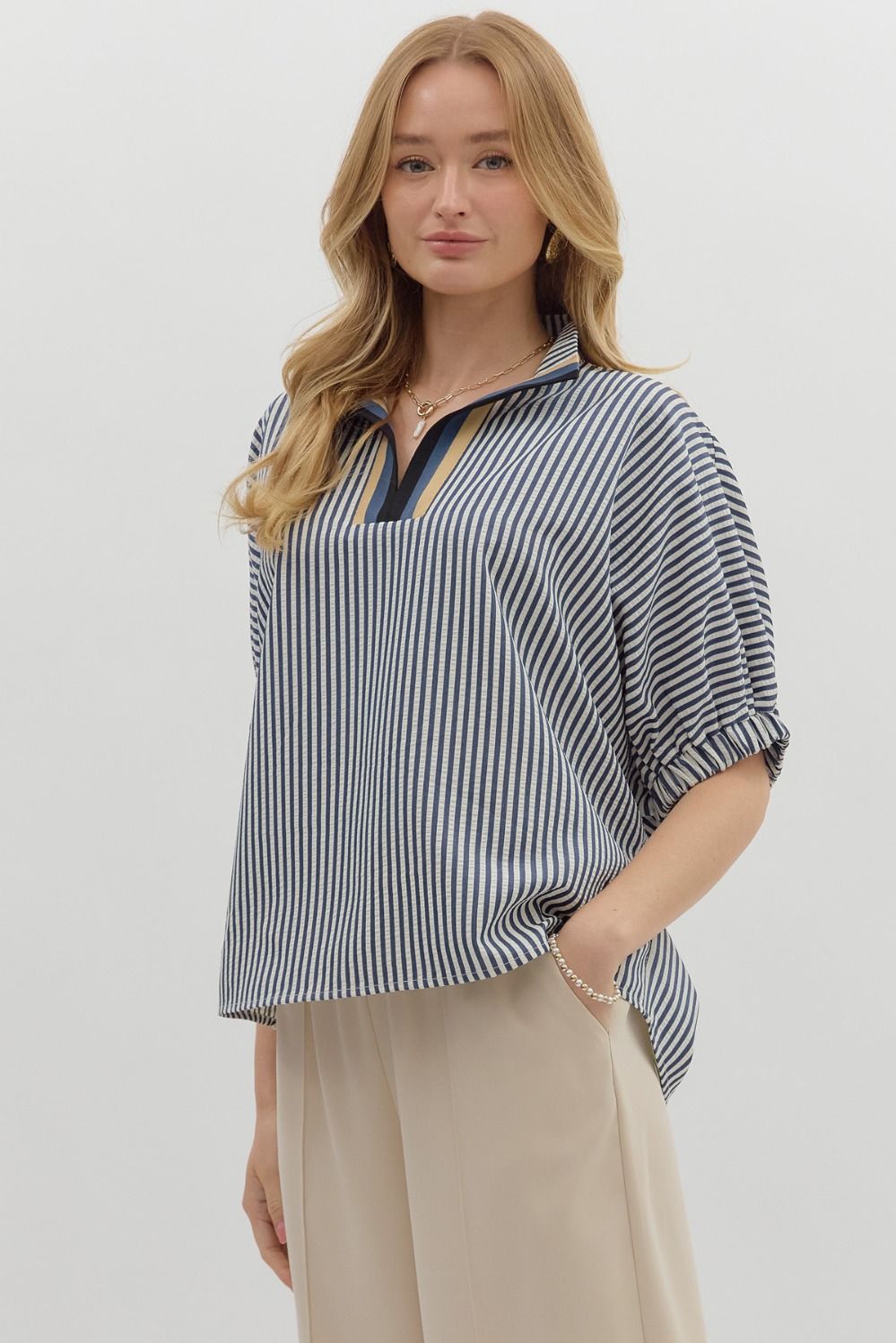 Striped Serene Top