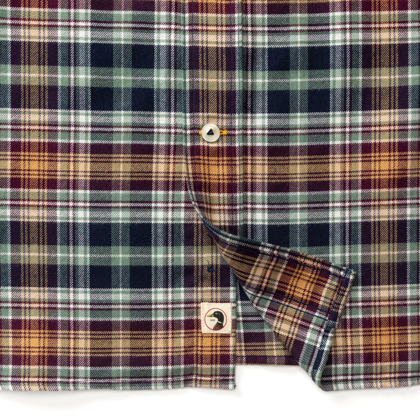 Cotton Flannel Sport Shirt | Duck Head