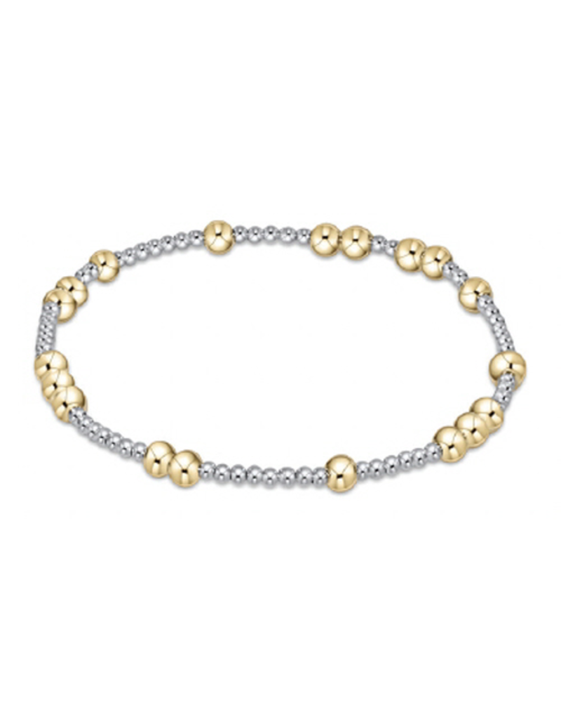 Home Unwritten Bracelet | 4mm | Mixed Metal | enewton