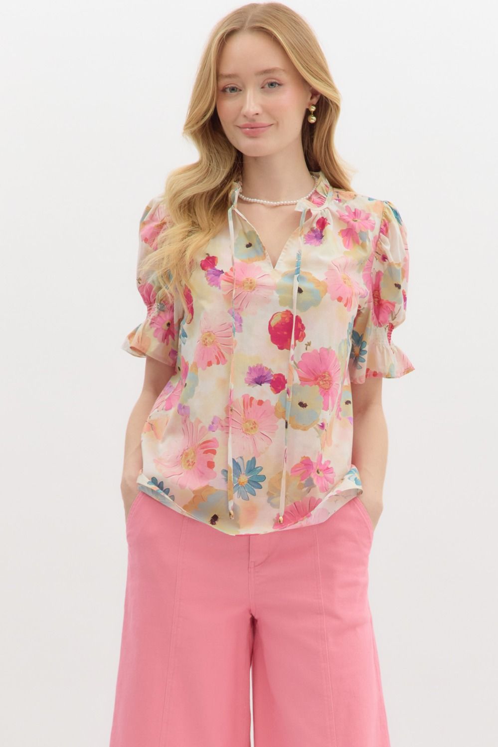 The Blossom Tie Top
