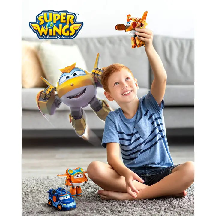 Super Wings 5" Transforming Toys | Golden Boy