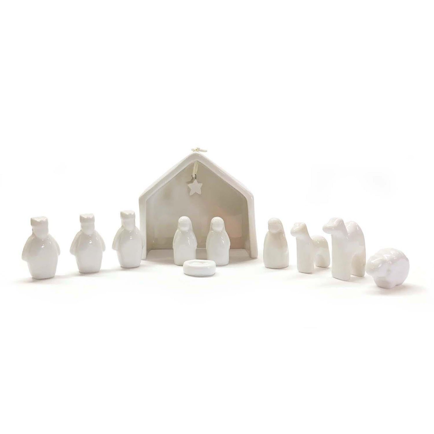 Precious Keepsake Miniature Nativity Scene Set in Gift Box | 11 Pc
