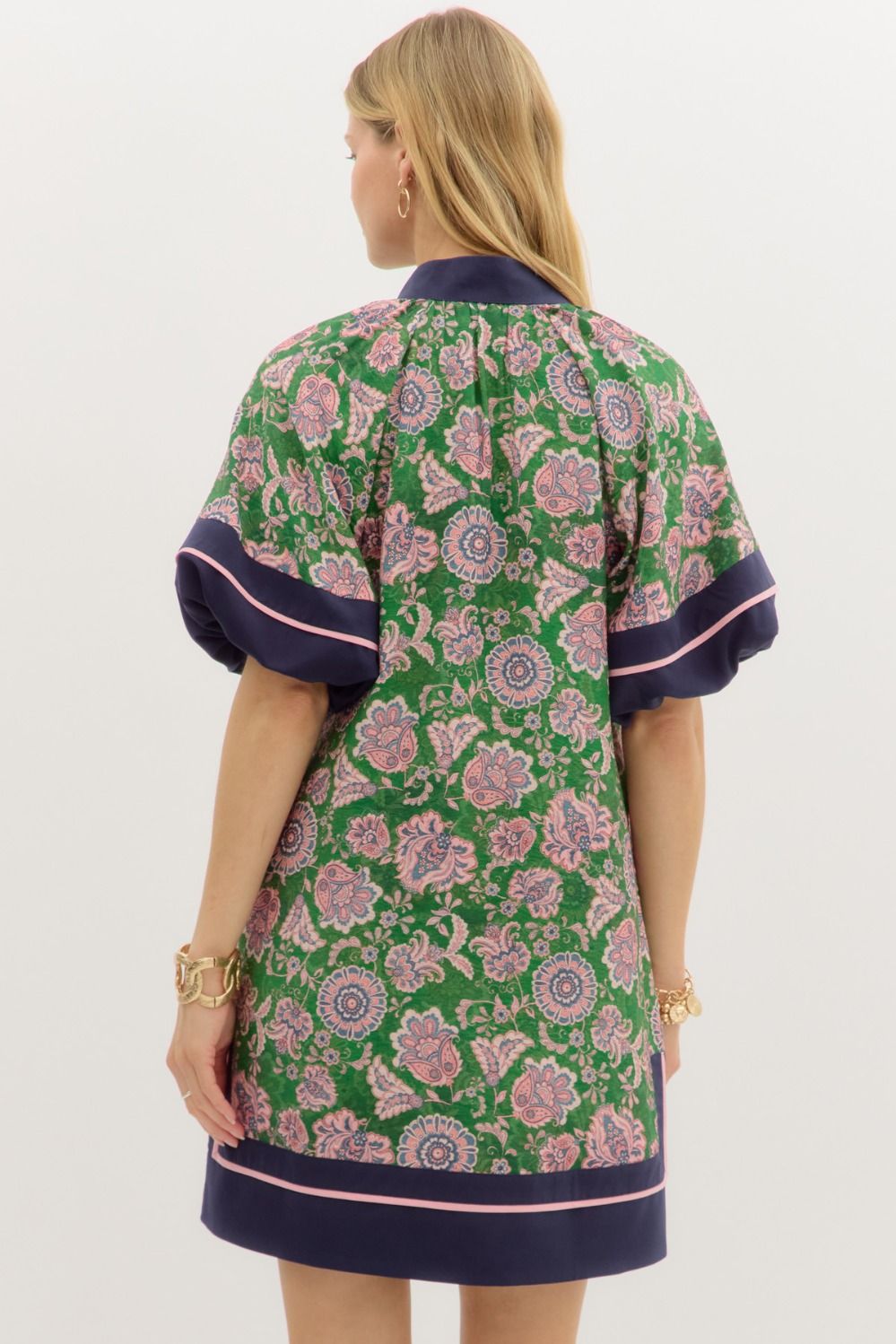 Paisley Pop Mini Dress