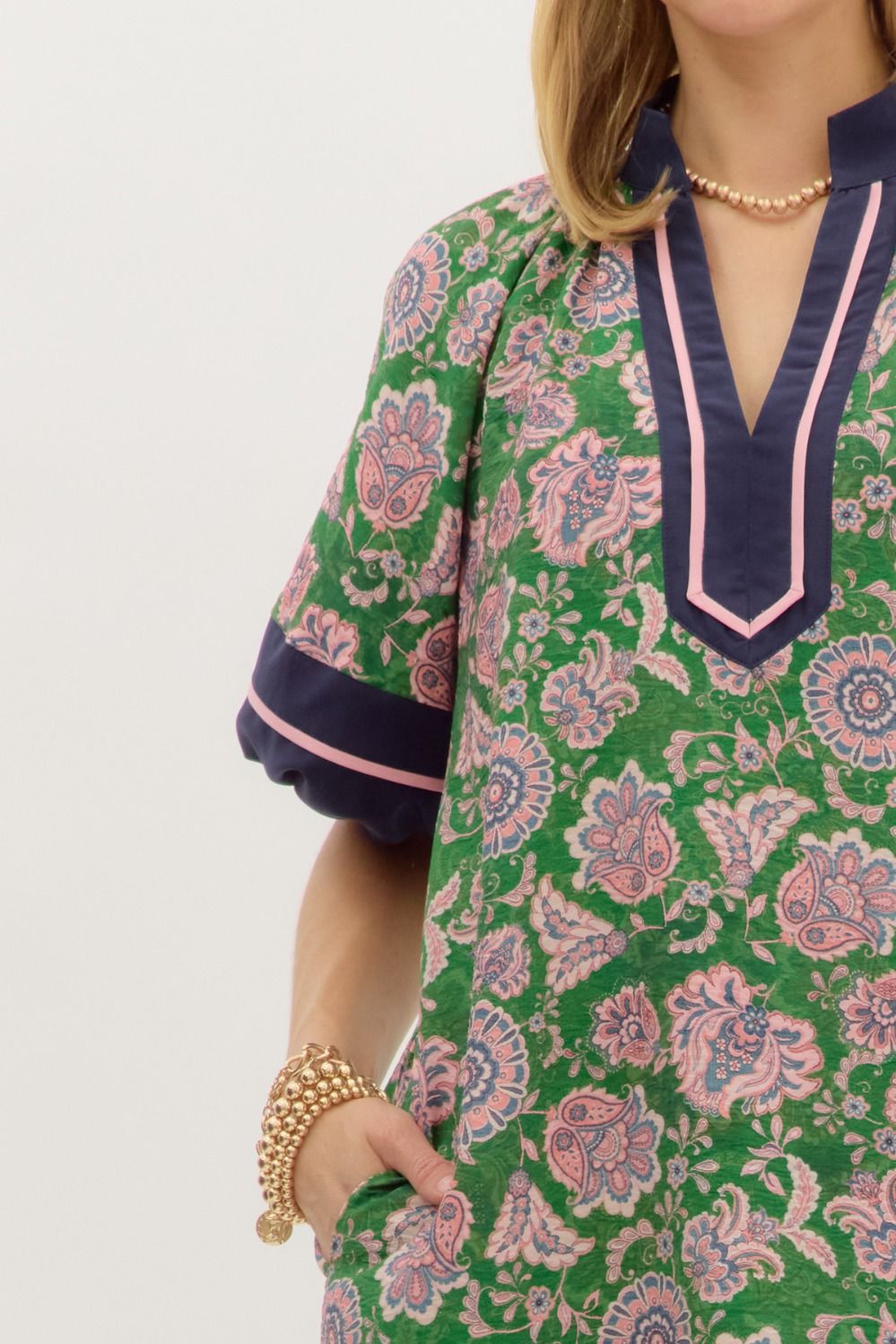 Paisley Pop Mini Dress