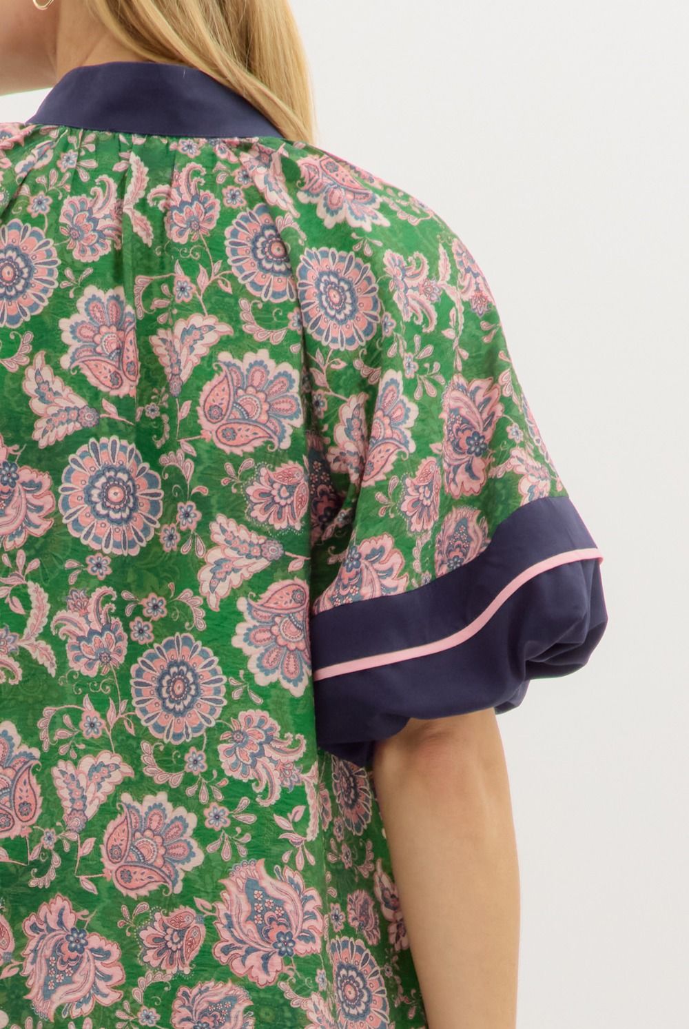 Paisley Pop Mini Dress