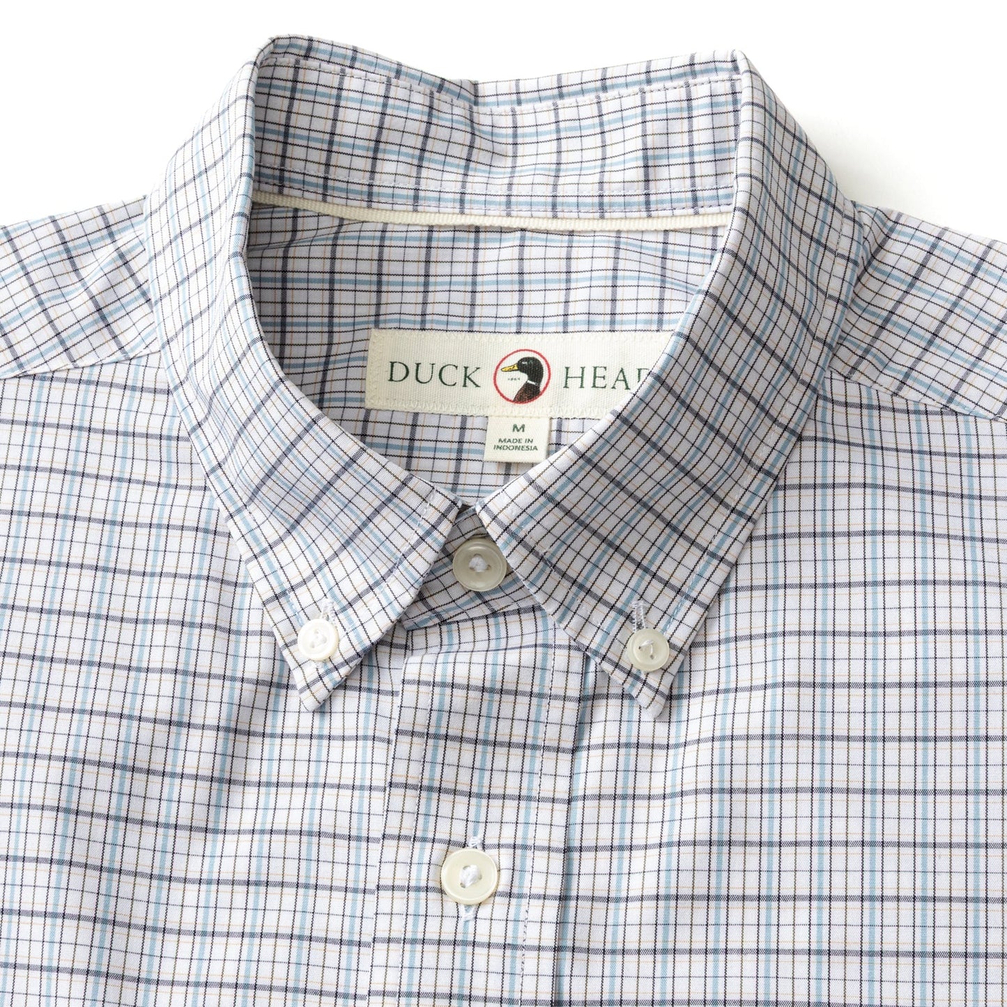 Performance Poplin Sport Shirt | Edison Plaid | Duck Head