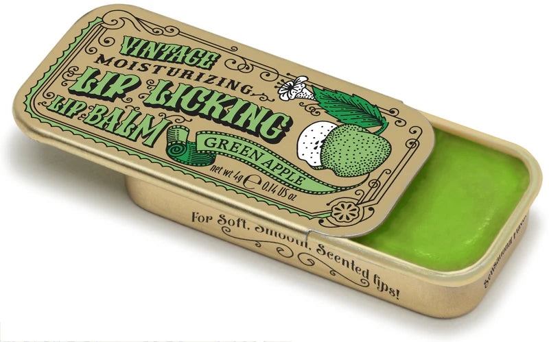 Lip Licking Lip Balm | Vintage Slider Tin