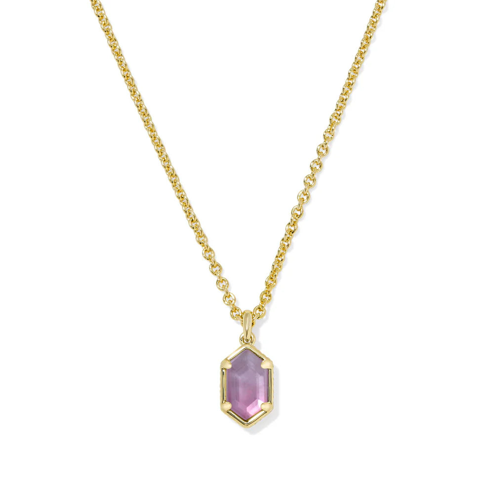 Hallie Gold Pendant Necklace