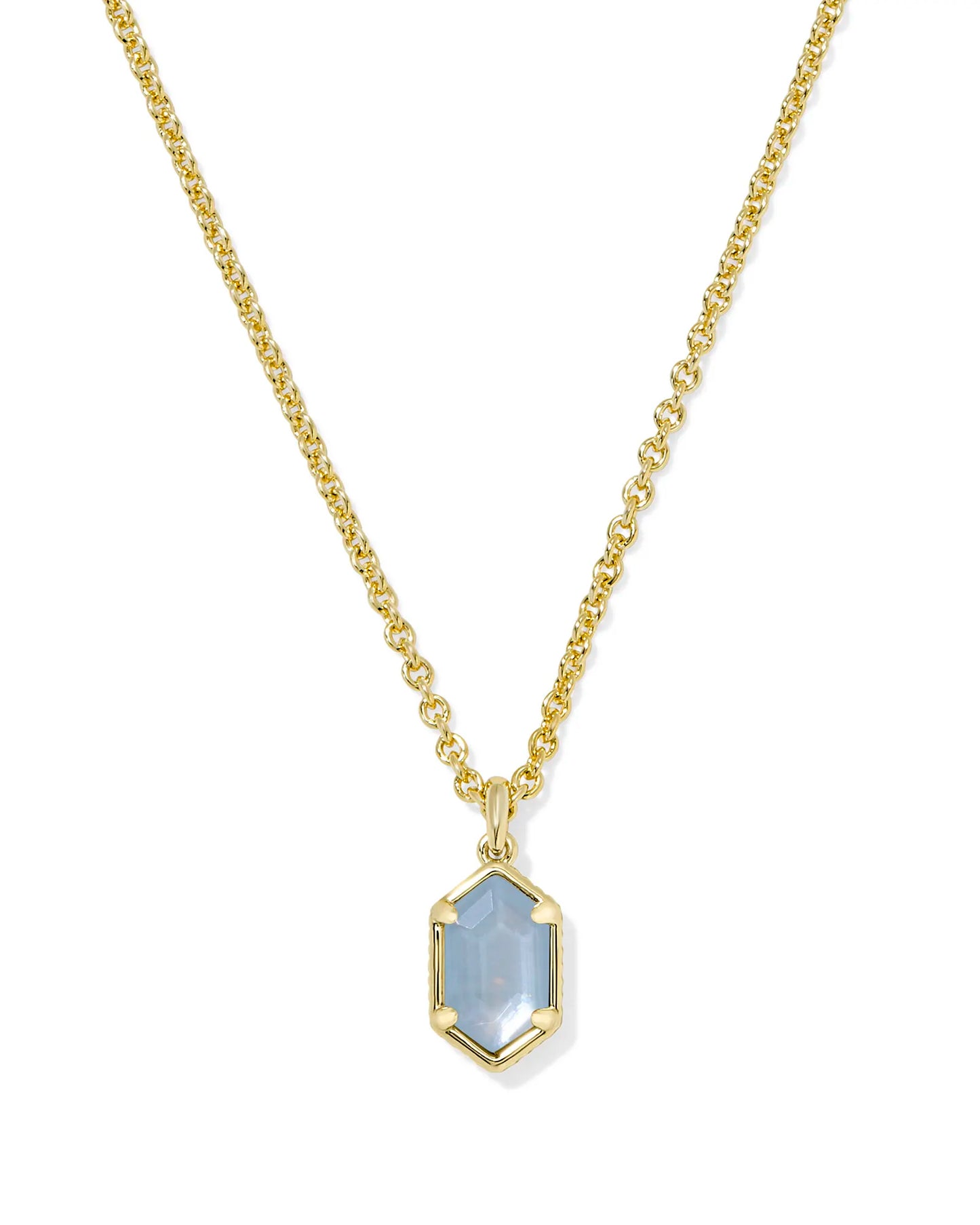 Hallie Gold Pendant Necklace