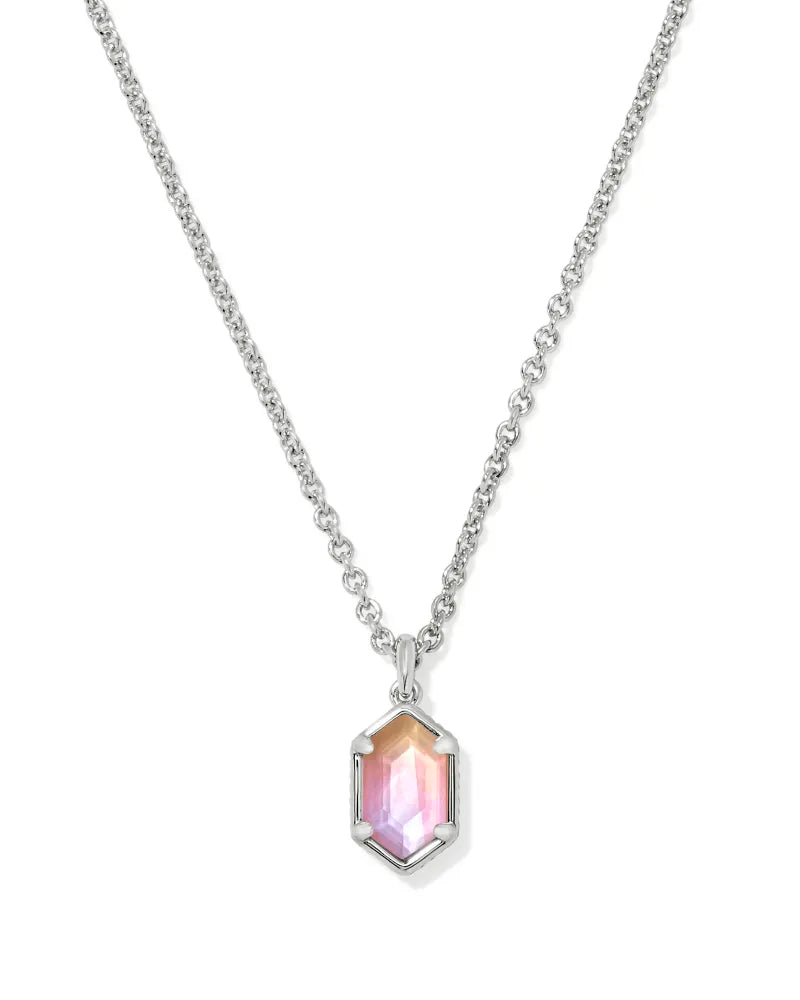 Hallie Silver Pendant Necklace