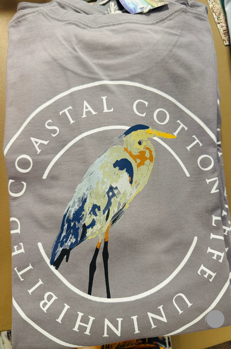 Heron Short Sleeve Tee | Coastal Cotton