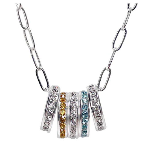 Tiny Paperclip Necklace