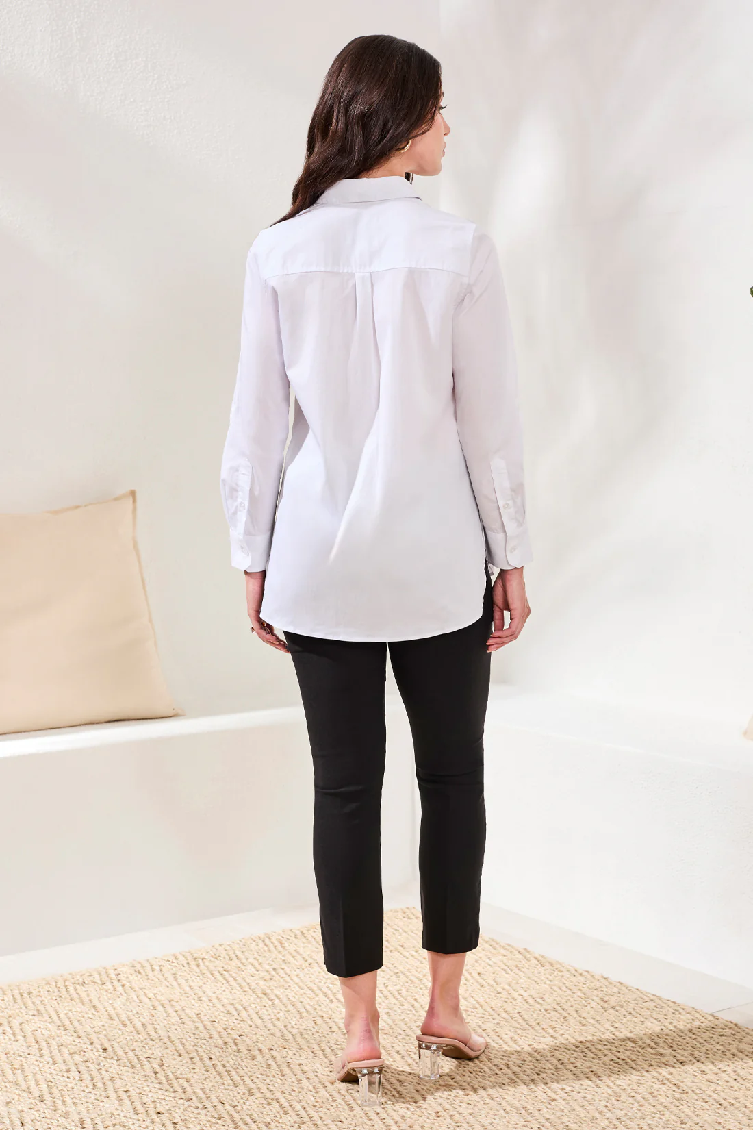 Classic White Button Up Shirt