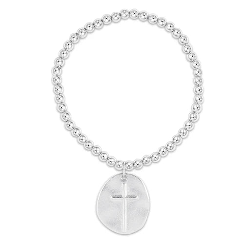 Classic Sterling 4mm Bead Bracelet | Inspire Sterling Charm