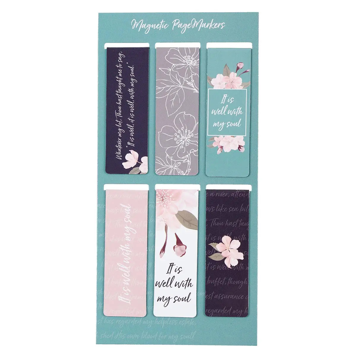 Magnetic Bookmark Set of 6