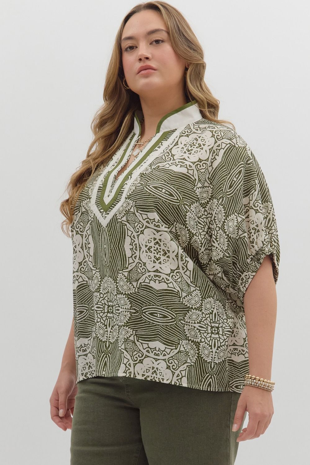 Pattern Pop Top