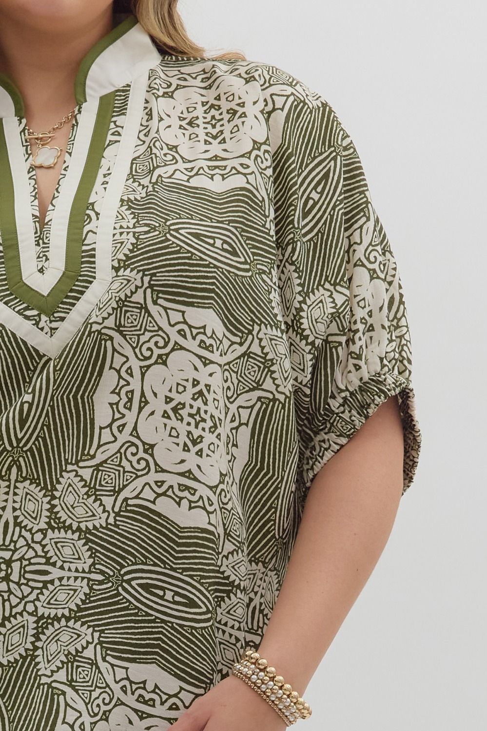 Pattern Pop Top