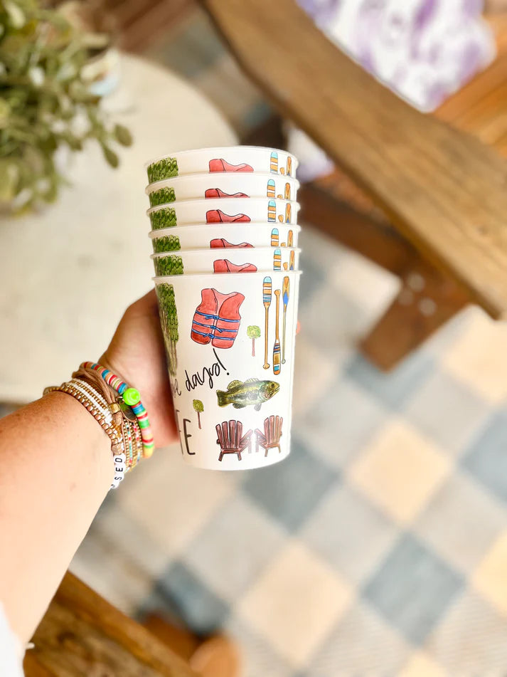 Lake Life Reusable Cups | Pack Of 6