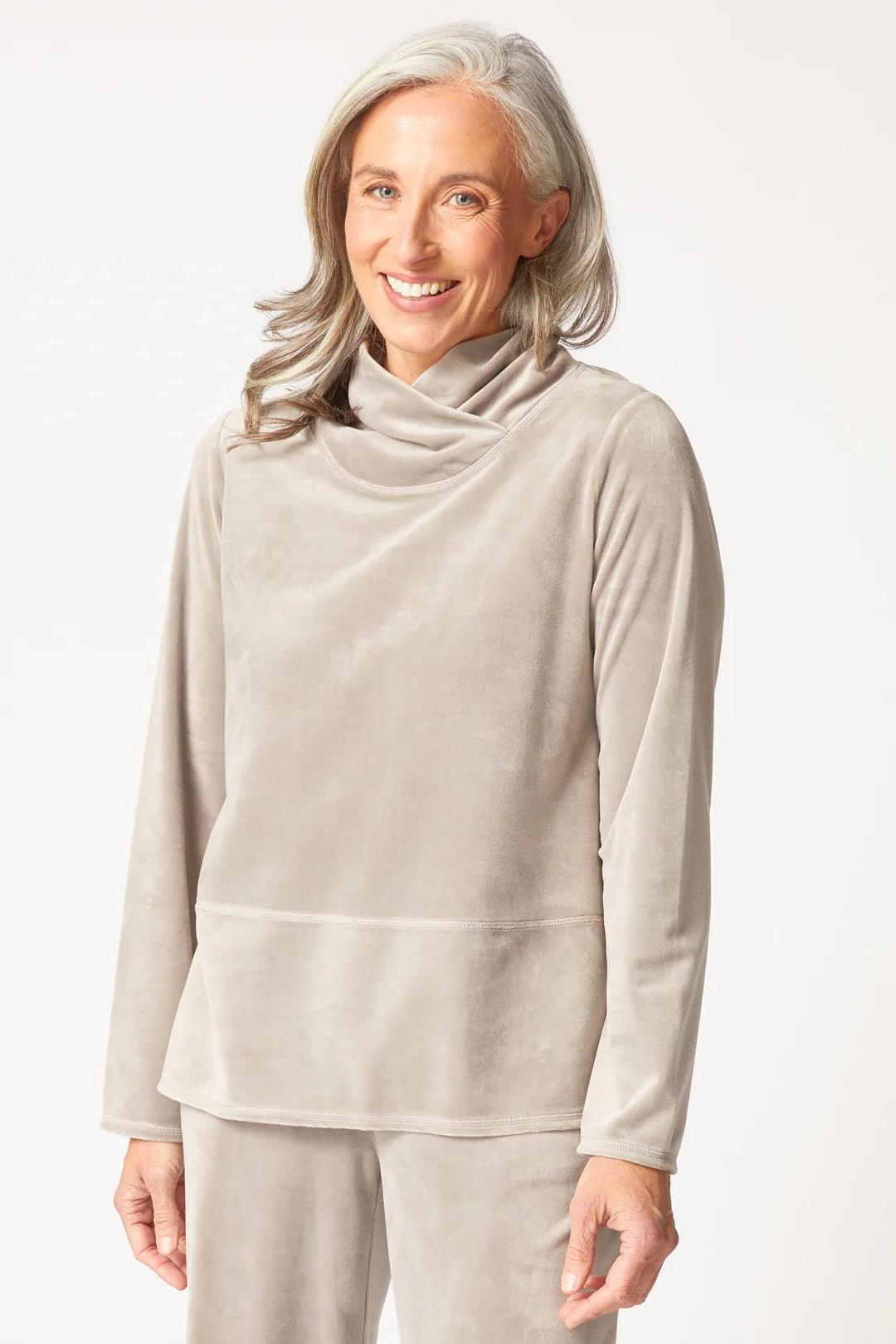 Cozy Velour Tranquil Top