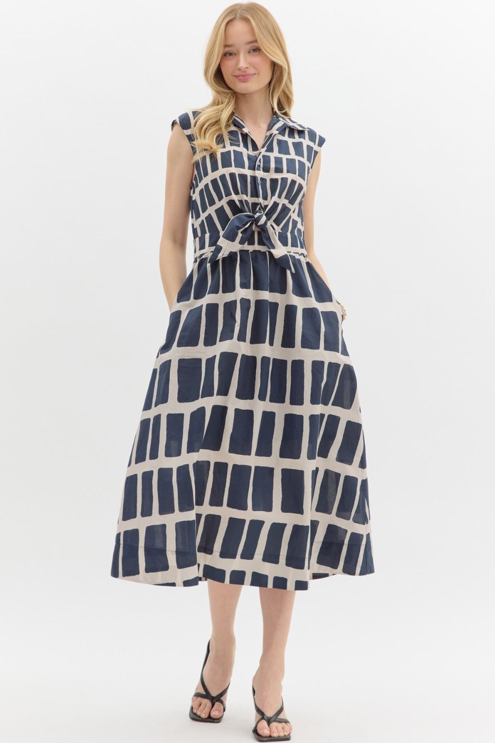Abstract In Love Midi Dress