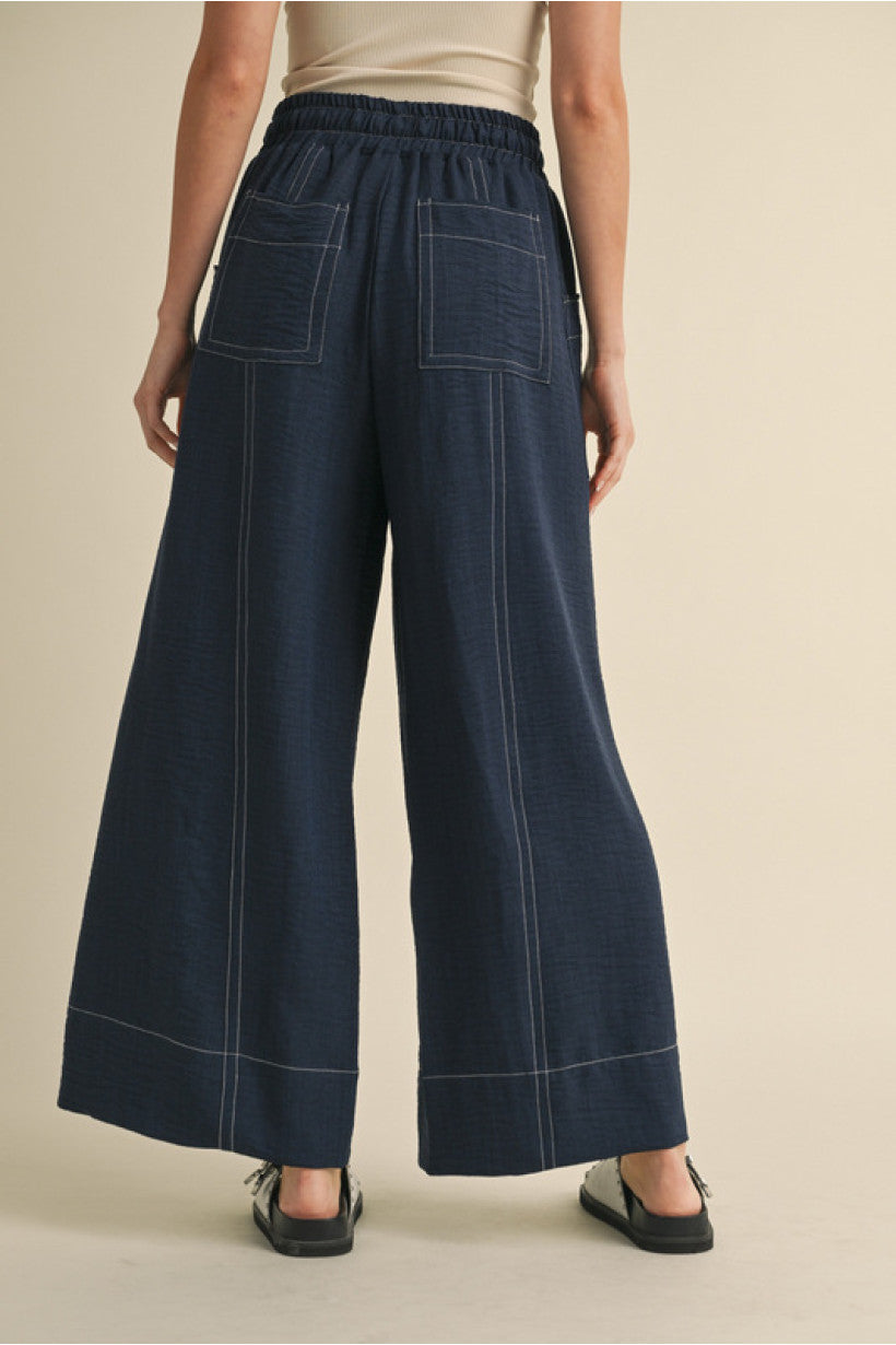 Breezy Blues Wide Leg Pants