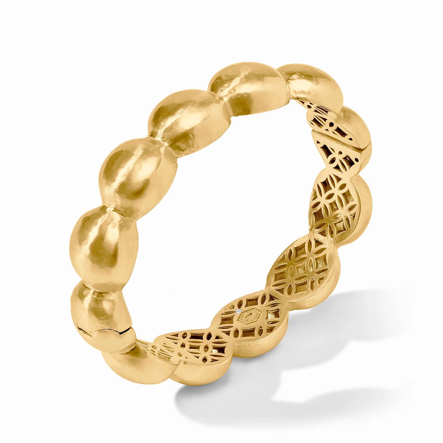 Solara Nova Hinge Bangle | Gold | Julie Vos