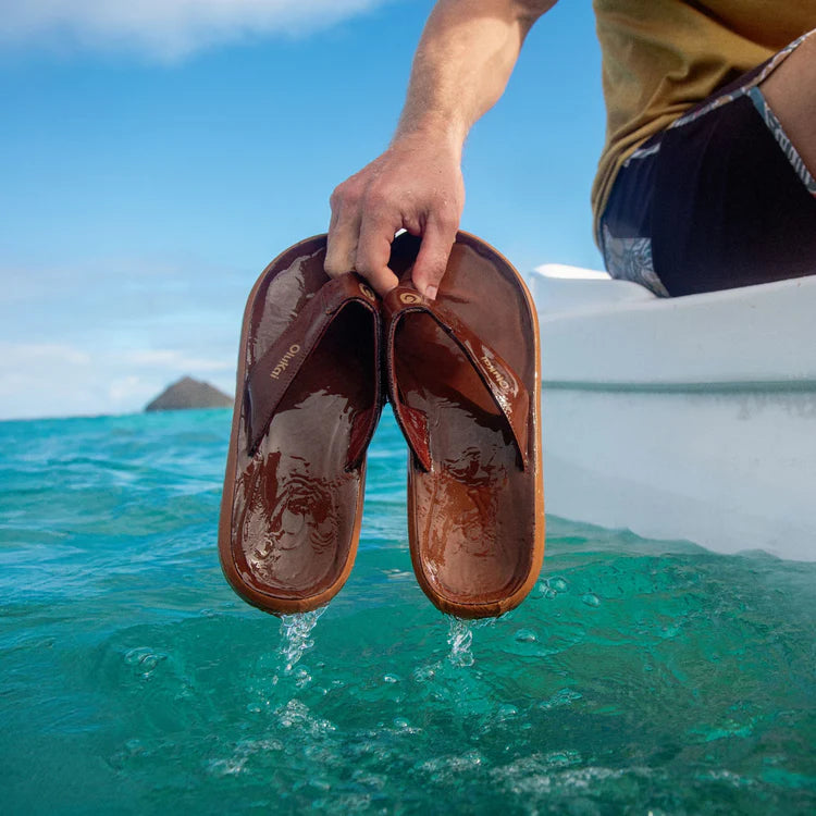 Pili Waterproof Leather Sandals | Men's