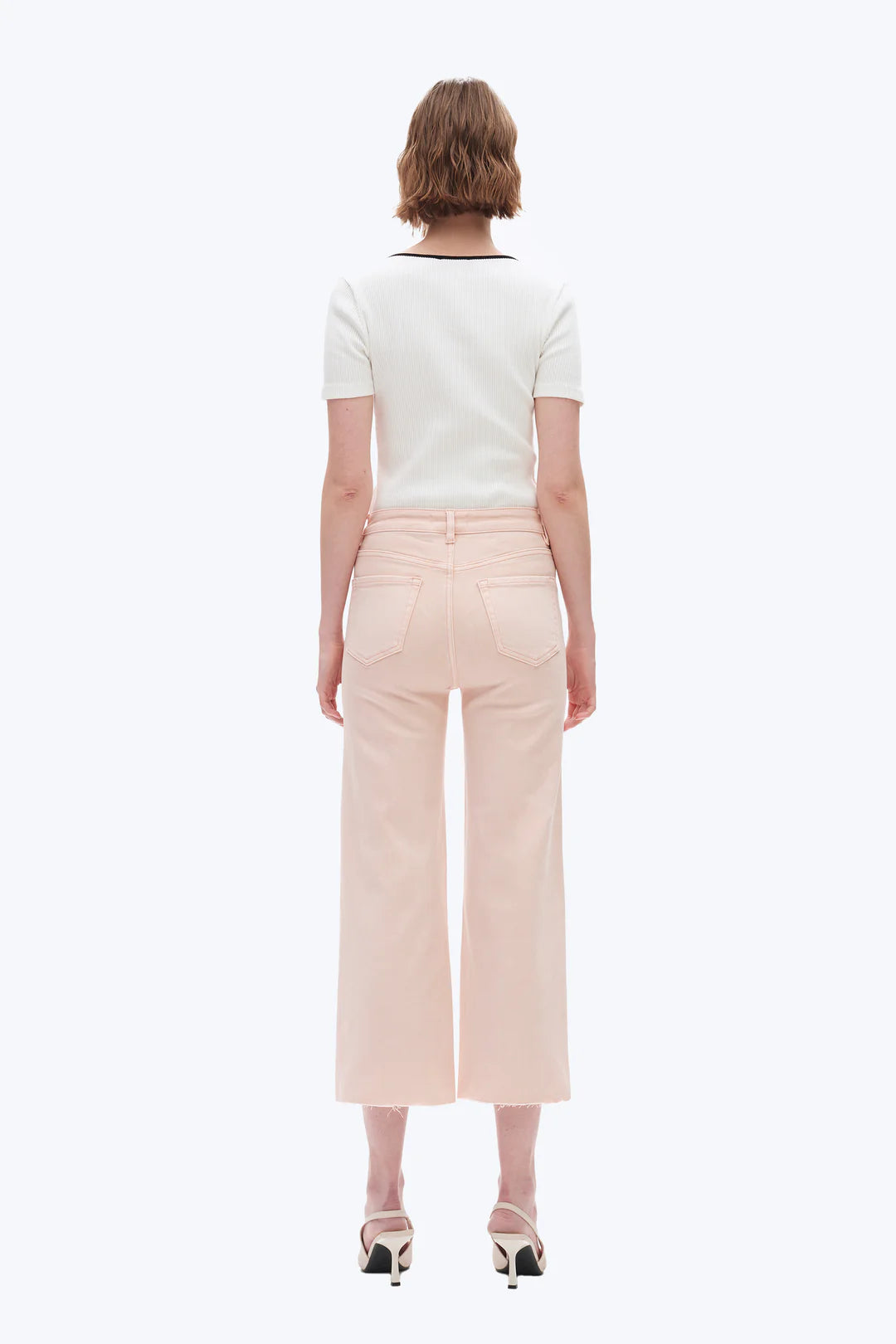 High Rise Wide Leg Denim Jeans