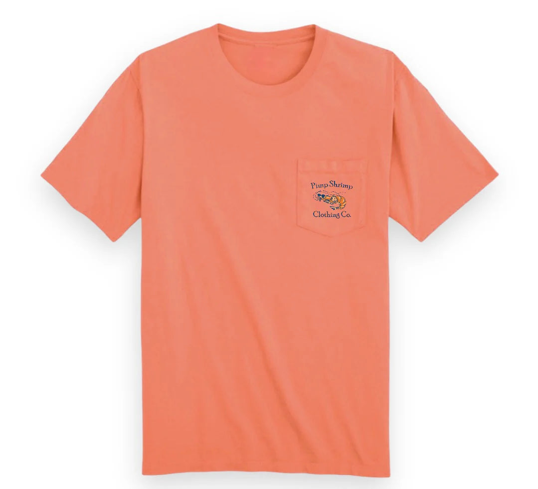 Short Sleeve Pocketed Tee | Pimp Shrimp Clothing Co.