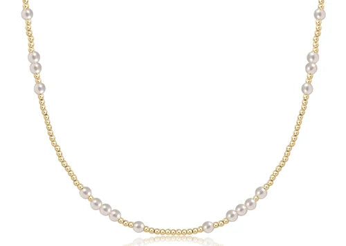 Hope Unwritten 4mm Gold Pearl Choker