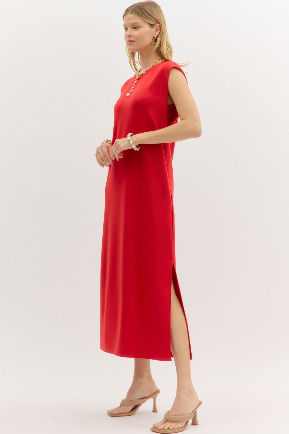 Soft Flow Midi Dress