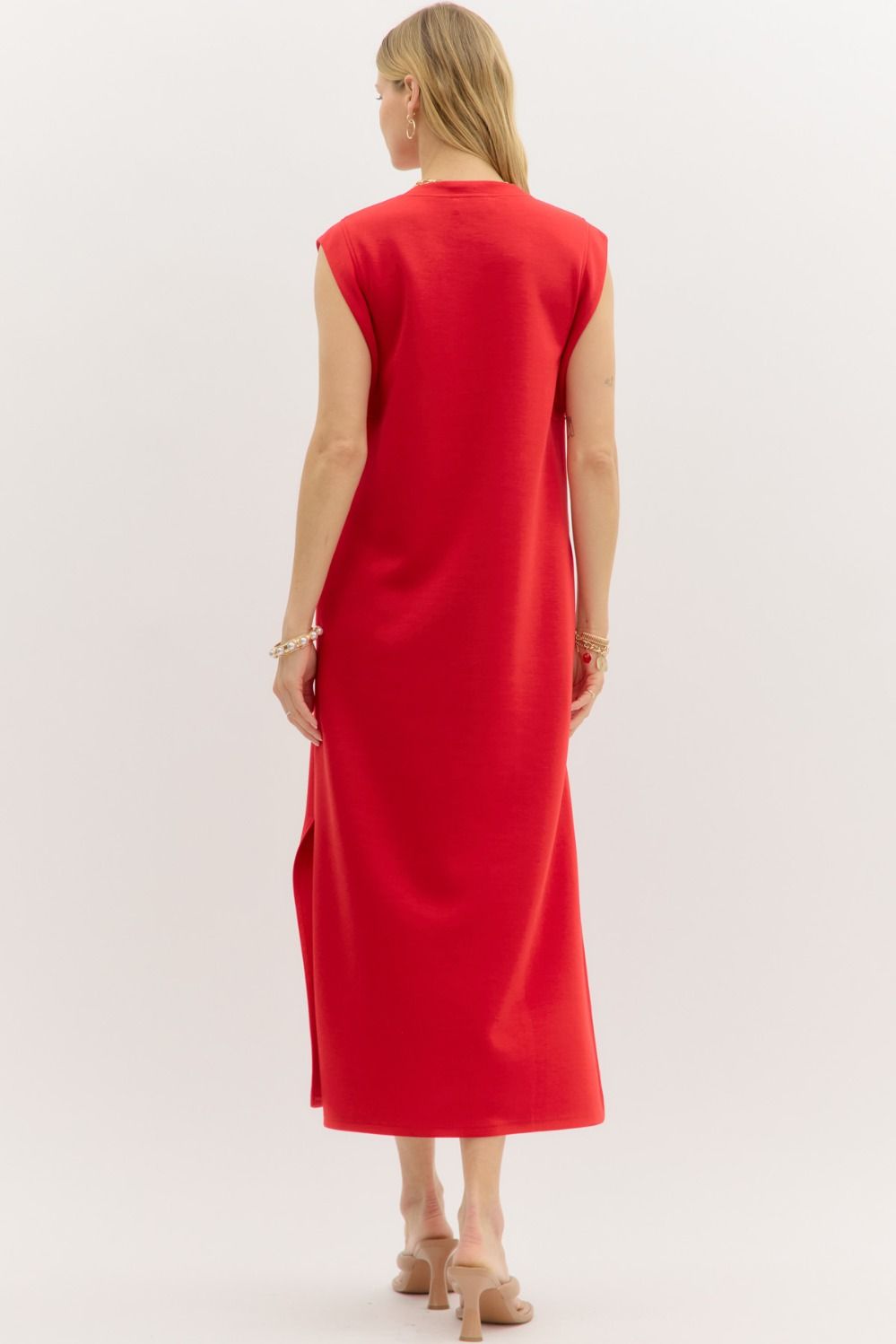 Soft Flow Midi Dress