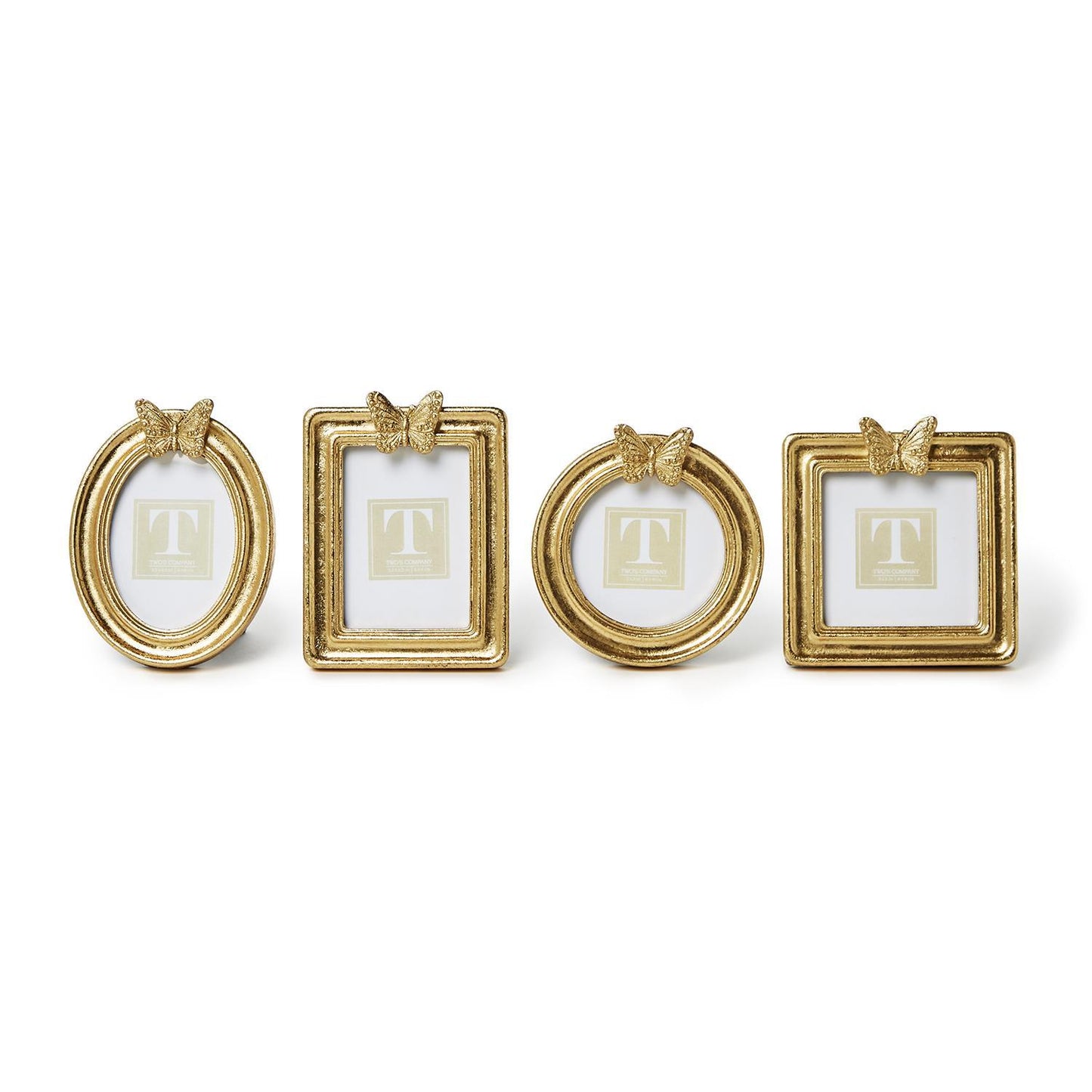 Golden Butterfly Gold Leaf Finish Photo Frames | 4 Styles