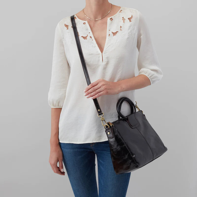 Sheila Medium Satchel | Polished Leather | HOBO