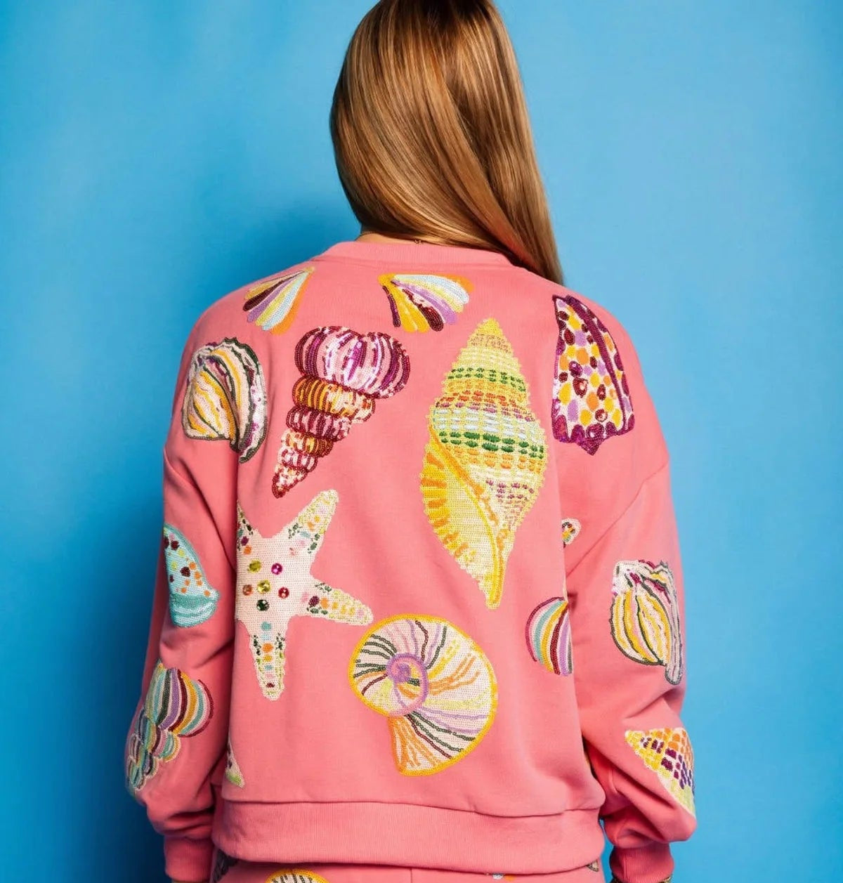 Shell Sweatshirt | Queen Of Sparkles