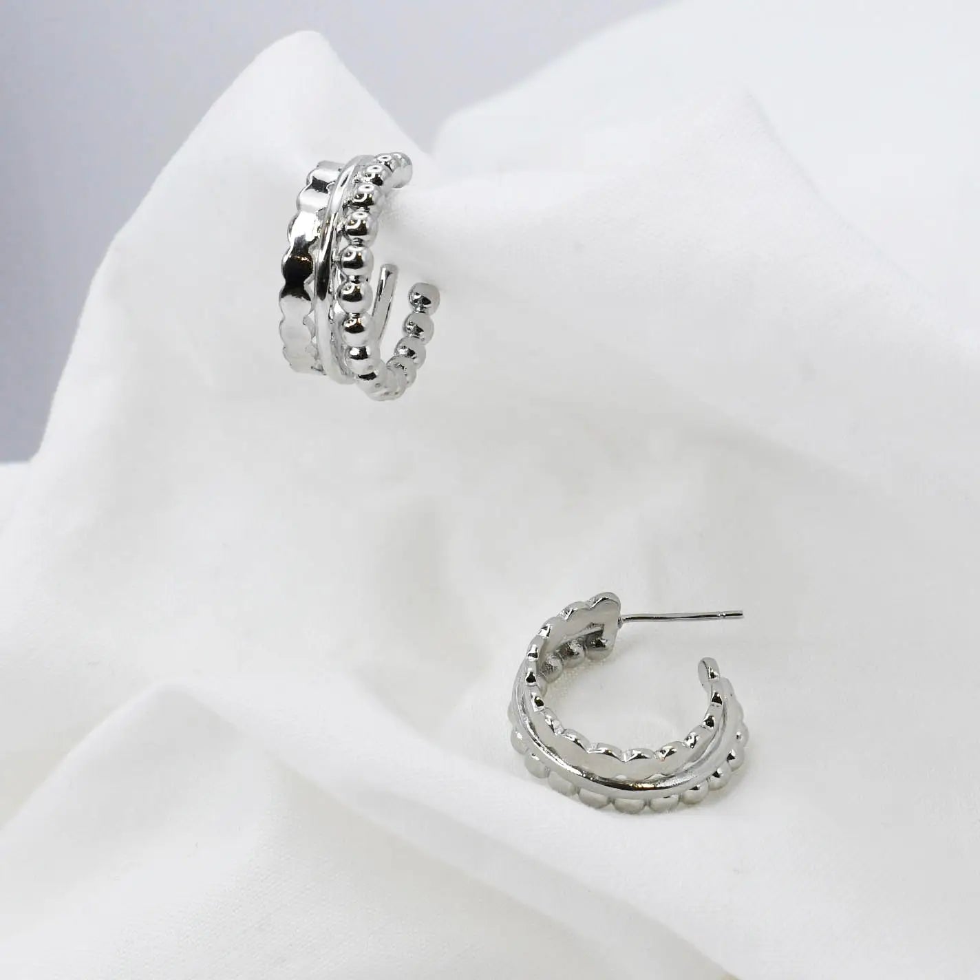Sicily Hoop | Silver