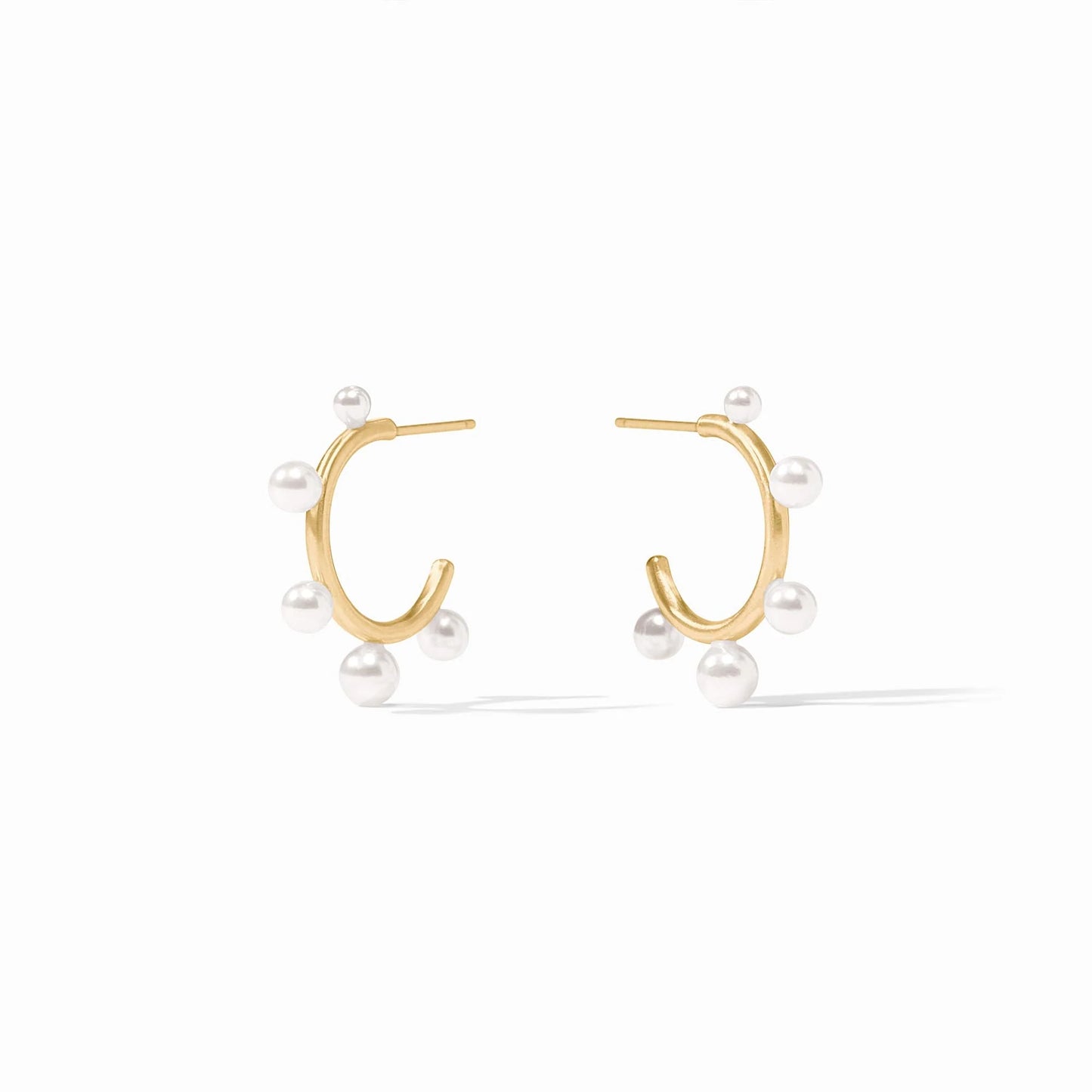 Hydra Stone Hoop Earring | Pearl | Julie Vos
