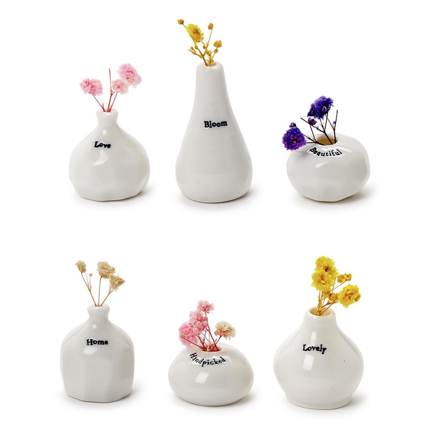 Small Vase In Matchbox | 6 Styles | Flowers Included