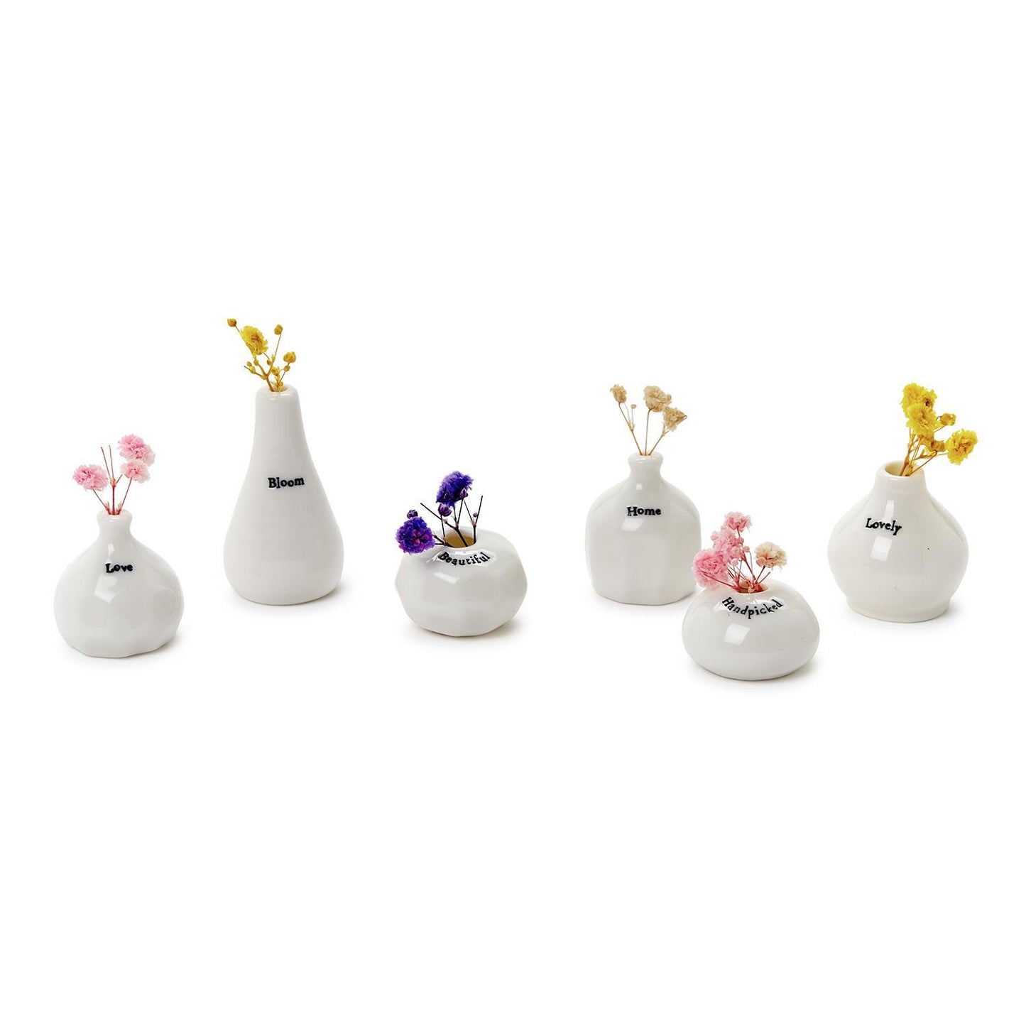Small Vase In Matchbox | 6 Styles | Flowers Included