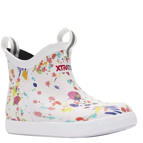 Splatter Paint Ankle Deck Boot | Youth | Xtratuf