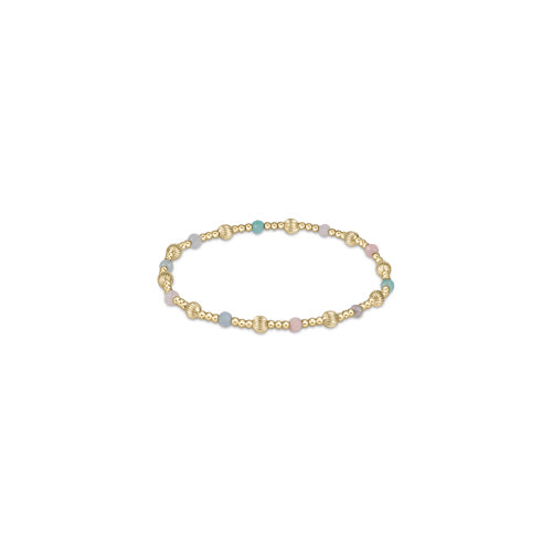 Dignity Sincerity Pattern 4mm Bead Bracelet | Hot Mess | eNewton