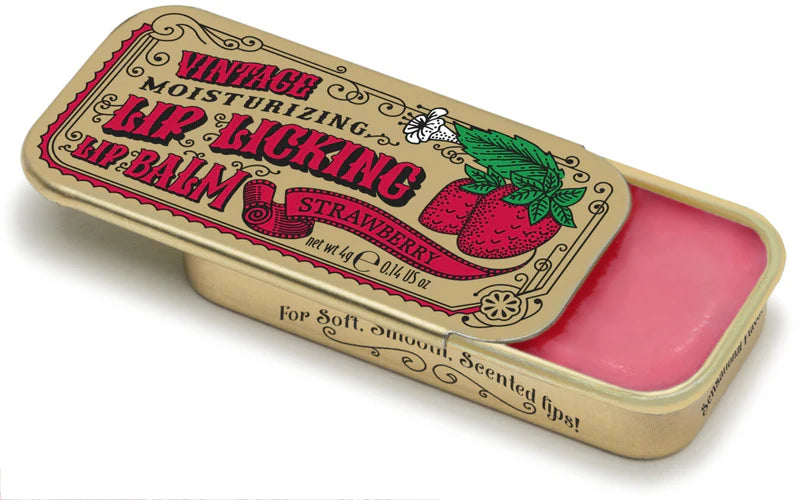Lip Licking Lip Balm | Vintage Slider Tin